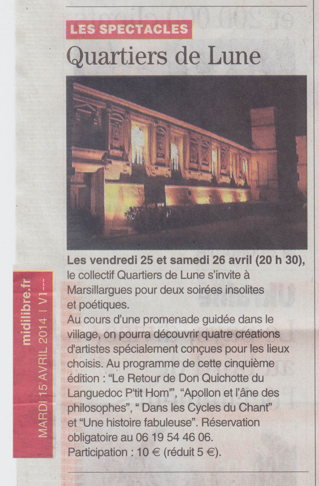 Midi Libre 15 avril 2014